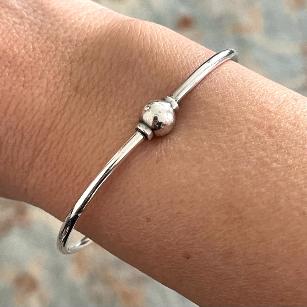 Sterling Silver Cape Cod Single Ball Bracelet - image 1